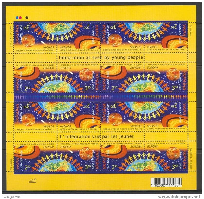 Europa CEPT 2006: Oekraine / Ukraine - Complete Sheet ** - 2006