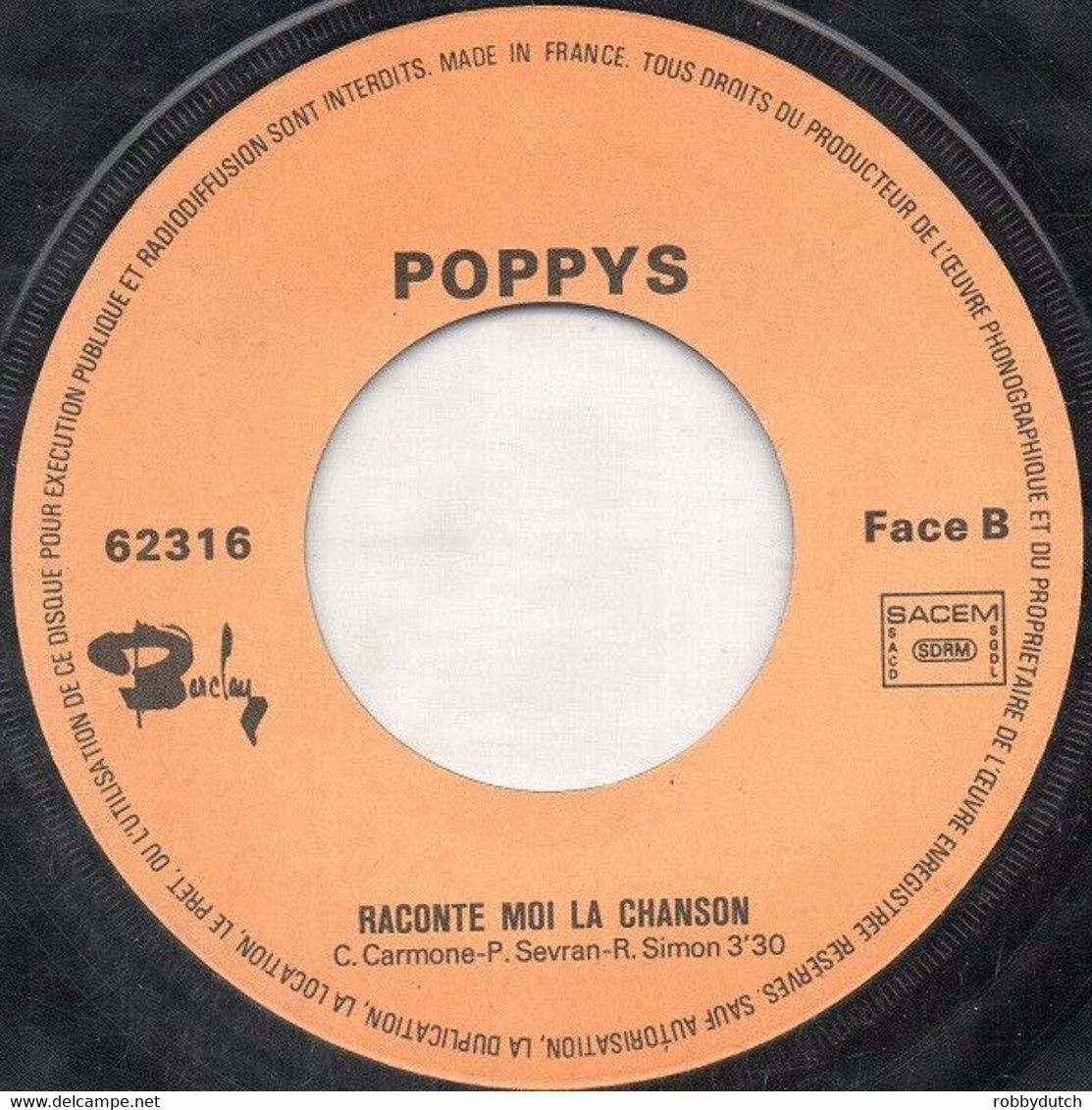 * 7" * POPPYS - IL FAUT UNE FLEUR POUR FAIRE LE MONDE (France 1976) - Andere - Franstalig