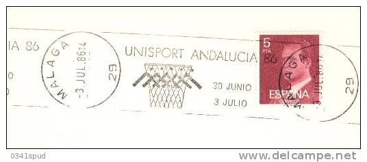 1986 Espagne Malaga Basketball  Pallacanestro - Basketball