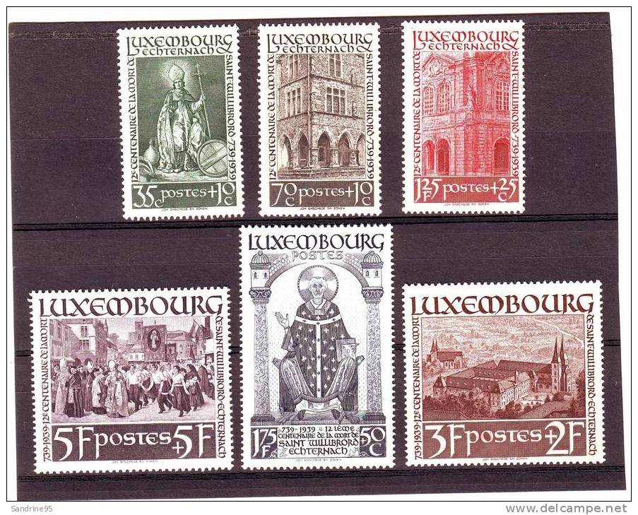 LUXEMBOURG  12 EME CENTENAIRE DE LA MORT DE SAINT WILLIBRORD - Unused Stamps