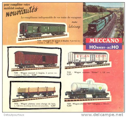 Catalogues : 2 Jouef 1969-70 Et 1972-73 + Petit Catalogue Nouveautés MECCANO HORNBY - Sonstige & Ohne Zuordnung