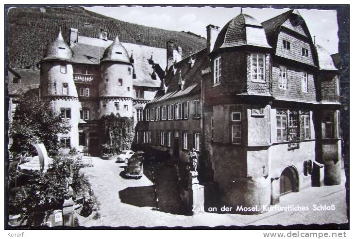 CP Photo De ZELL " Zell An Der Mosel . Kurfürstliches Schlob " . - Cochem