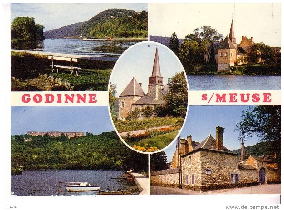 GODINNE SUR MEUSE  -   5 Vues - Yvoir