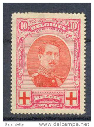 Belgie Ocb Nr : 133 * Met Scharnier (zie  Scan) - 1914-1915 Croix-Rouge