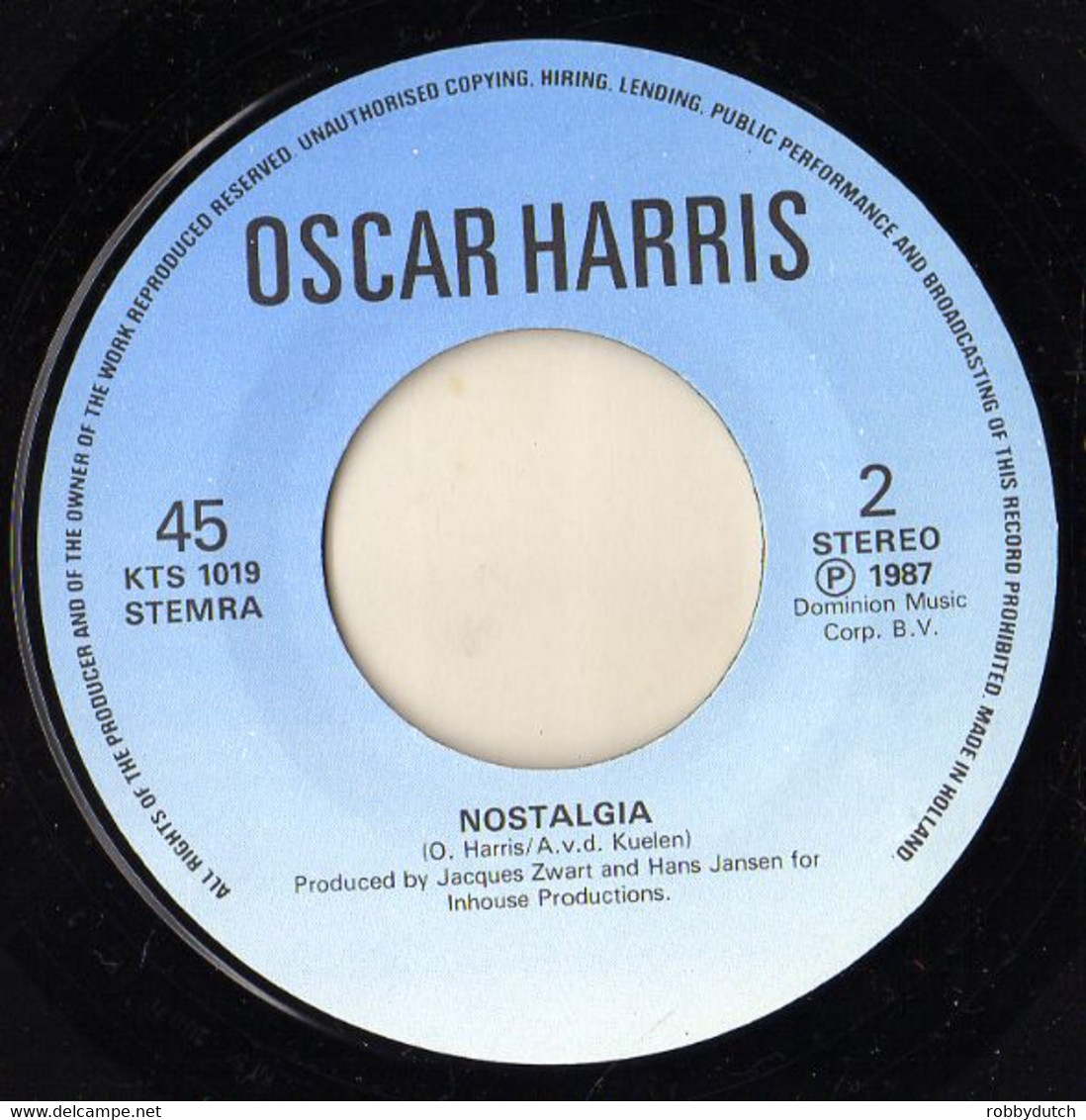 * 7" * OSCAR HARRIS - TRY A LITTLE LOVE IN EVERYTHING YOU DO (Holland 1987 Ex!!!) - Soul - R&B