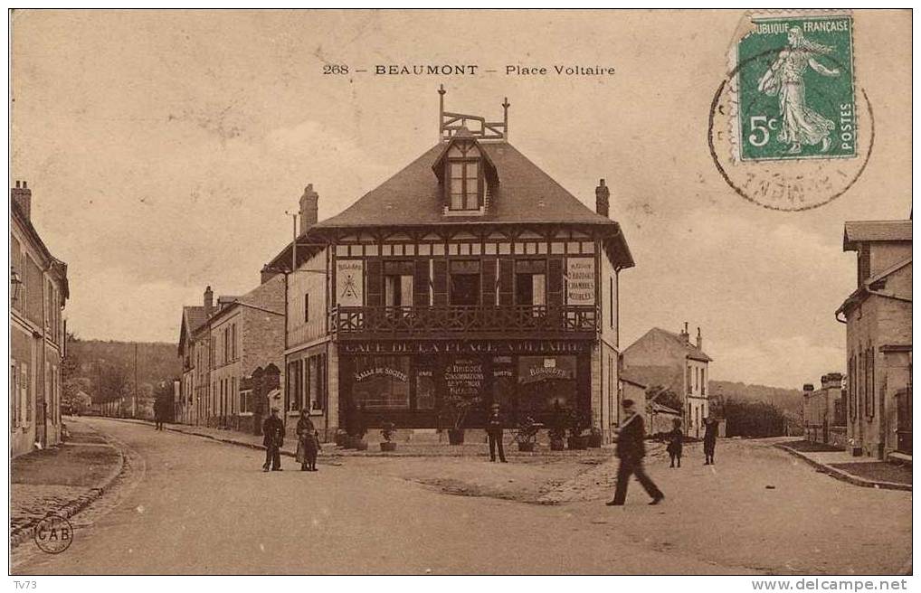 CpE0384 - BEAUMONT - Place Voltaire - (95 - Val D'Oise) - Beaumont Sur Oise