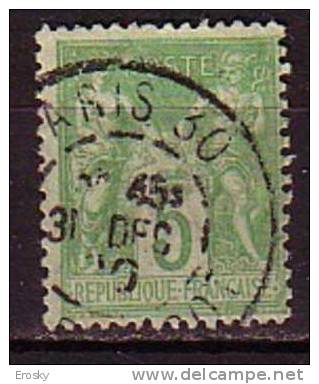 M0161 - FRANCE Yv N°102 - 1898-1900 Sage (Tipo III)