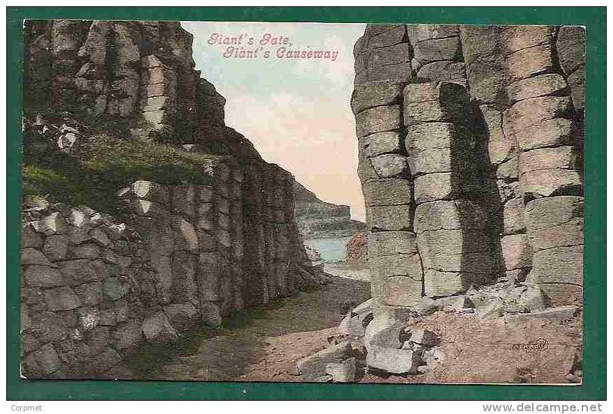 IRELAND - GIANT´s GATE - GIANT´s CAUSEWAY - UNUSED C/1920´s POSTCARD - Pubs. VALENTINE, Dublin - Antrim