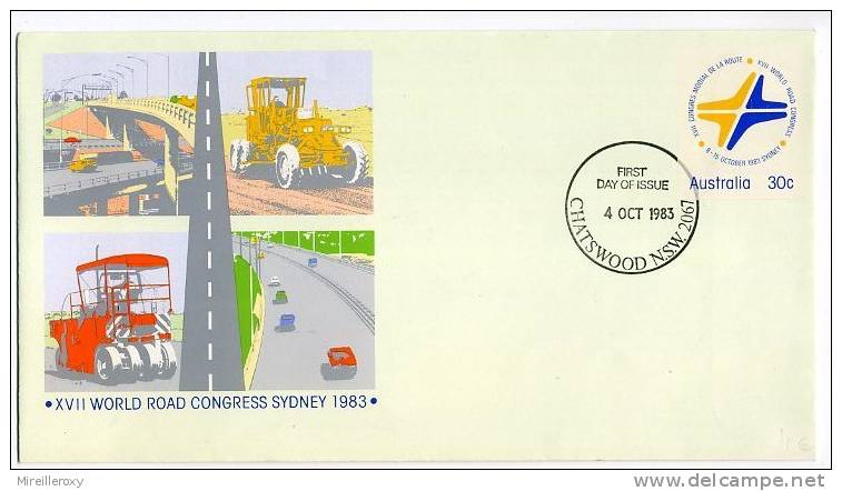 ENTIER POSTAL / STATIONERY / AUSTRALIE SYDNEY ROUTE MONDIALE TRACTEUR VOITURE - Farm