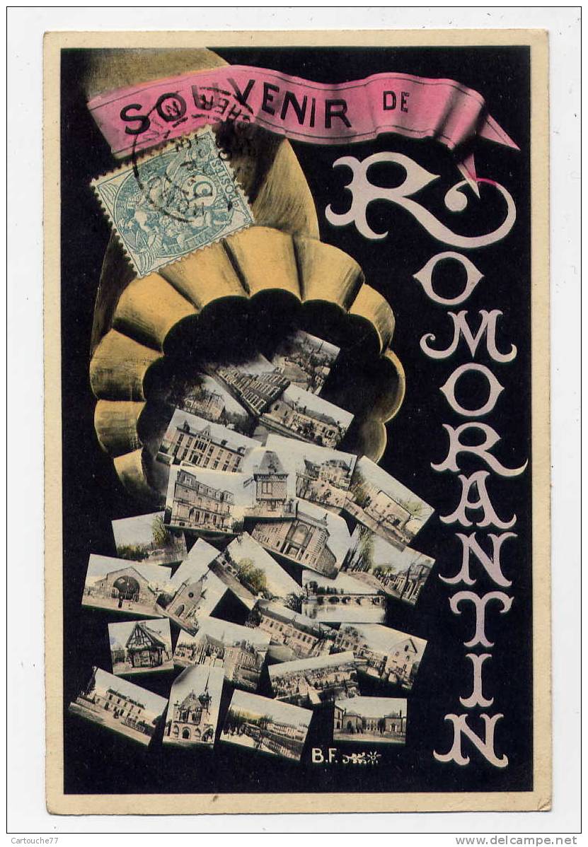 K10 - Souvenir De ROMORANTIN (1906 - Oblitération De Romorantin) - Romorantin