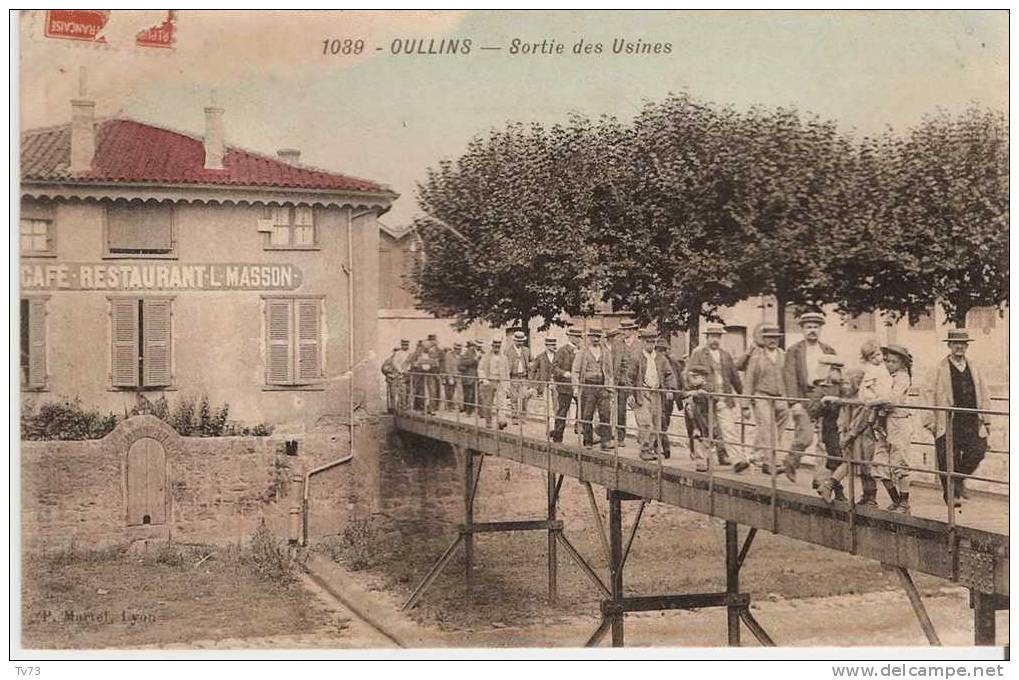 CpE0399 - OULLINS - Sortie Des Usines - (69 - Rhone) - Oullins