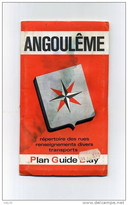 - PLAN GUIDE BLAY . ANGOULÊME - Cartes Topographiques