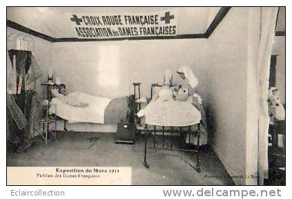 CROIX-ROUGE....INFIRMIERES...SANTE..MEDECINE- Expo Du MANS 1911..Pavillon Des Dames Françaises - Rotes Kreuz