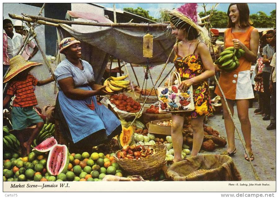 JAMAIQUE - Market - Exotic Fruits And Vegetables - Tourisme - Jamaïque