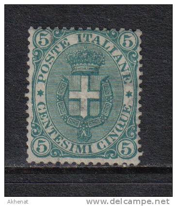 RG254 - REGNO 1891 , Umberto I : 5 Centesimi N. 59  *  Taglietto In Alto A Sinistra - Neufs