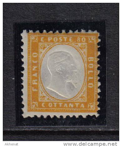 RG278 - REGNO 1862  : 80 Cent N. 4 ***. - Neufs