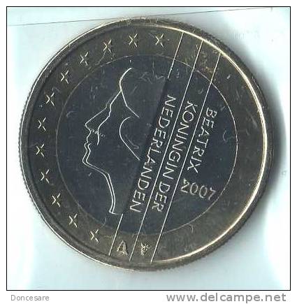 ** 1 EURO PAYS-BAS 2007 PIECE NEUVE ** - Pays-Bas