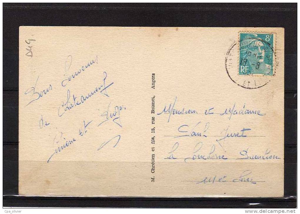 49 CHATEAUNEUF SUR SARTHE Piscine, Barrage, Ed Chrétien, 195? - Chateauneuf Sur Sarthe