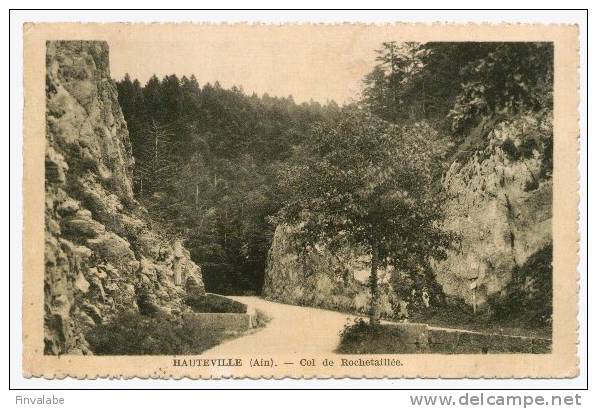 HAUTEVILLE Col De Rochetaillée    (8A001) - Hauteville-Lompnes