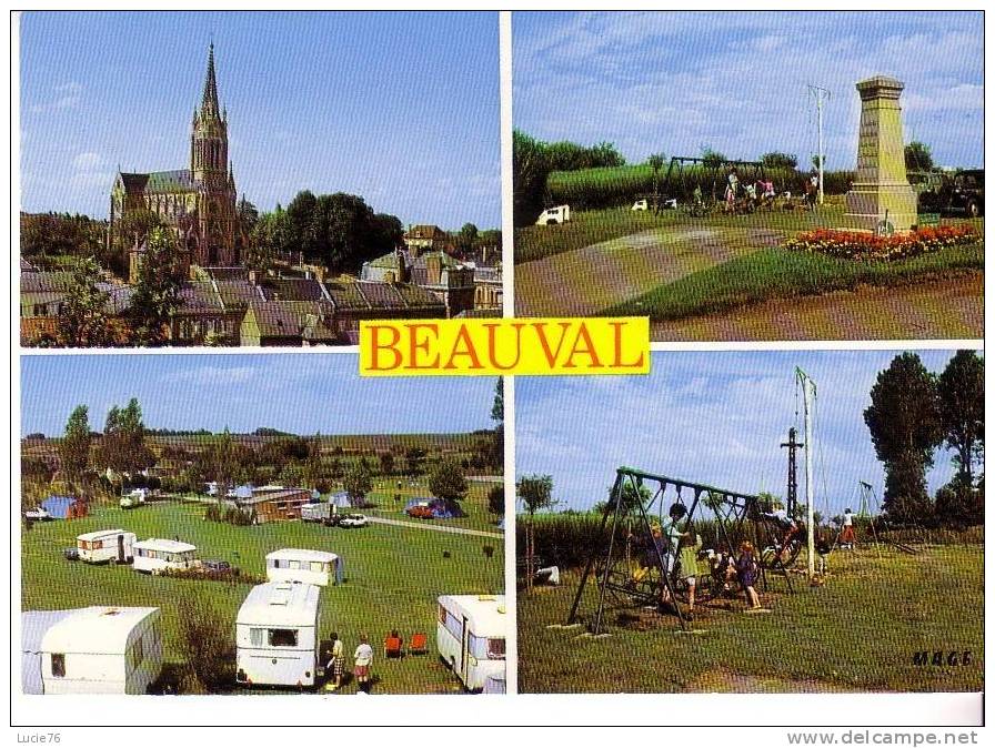 BEAUVAL -  4 Vues : - Beauval