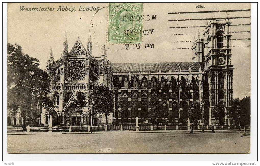 ENGLAND 1907  LONDON Westminster Abbey - Westminster Abbey