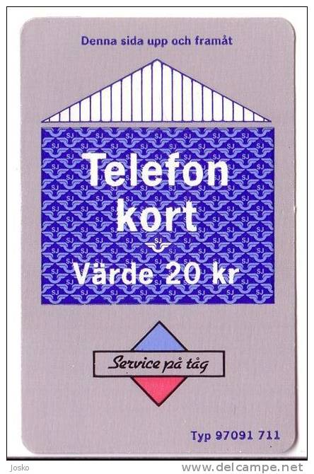 SERVICE PA TAG -  TELEFONKORT Varde 20. Kr  ( OLD &  RARE Sweden Magnetic Card  ) Suede - Suecia