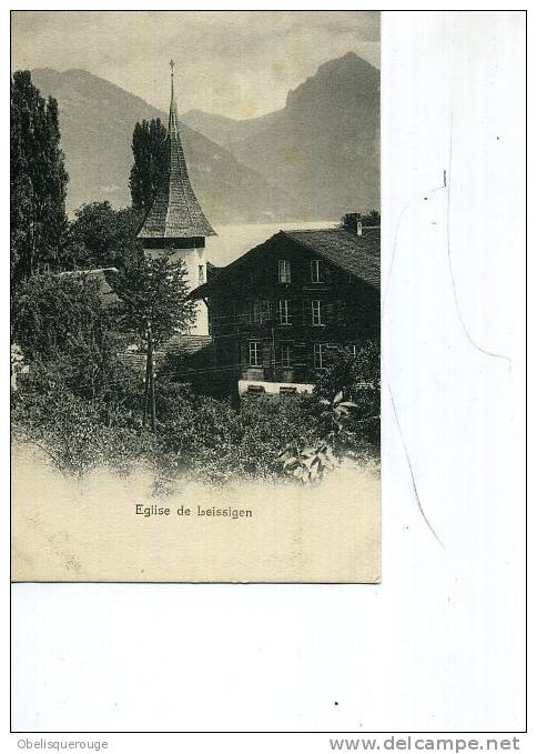 EGLISE DE LEISSIGEN  AVANT 1905 - Leissigen