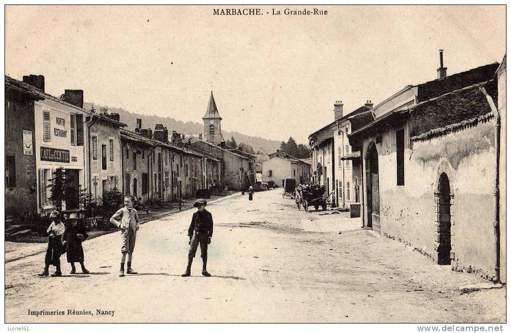 MARBACHE : (54) LA GRANDE RUE - Sonstige & Ohne Zuordnung