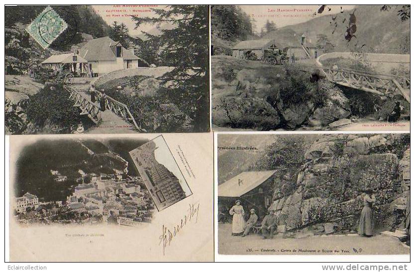 Cauterets       65..Vues Diverses.. Dont.. . Hotel..Grotte..Escalade..Casino. 8 CP   (voir Scan) - Cauterets