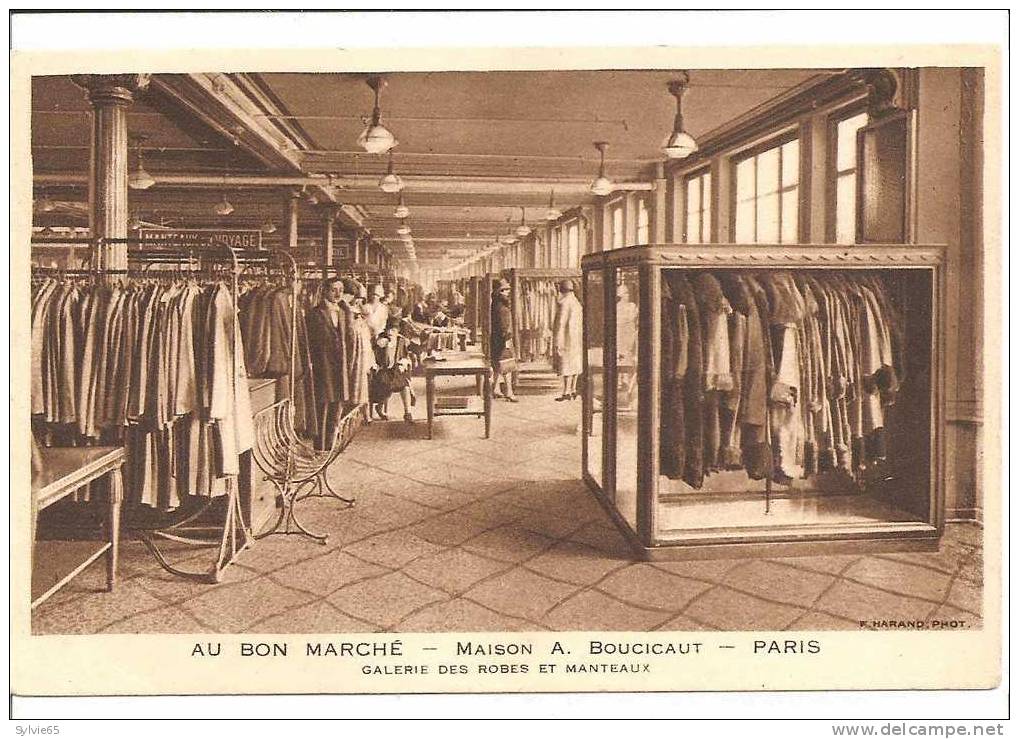 AU BON MARCHE- Maison A.Boucicaut-paris-galerie Des Robes Et Manteaux - Winkels