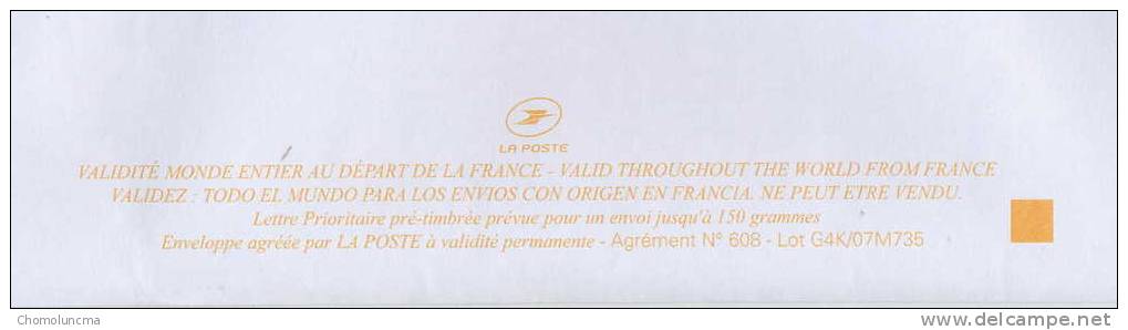 PAP Entier Postal Spécial Pour Catalogue PHIL@POSTE Repiquage Par Philaposte Timbre Jardins Des Tuileries Stationnary - Prêts-à-poster:Stamped On Demand & Semi-official Overprinting (1995-...)