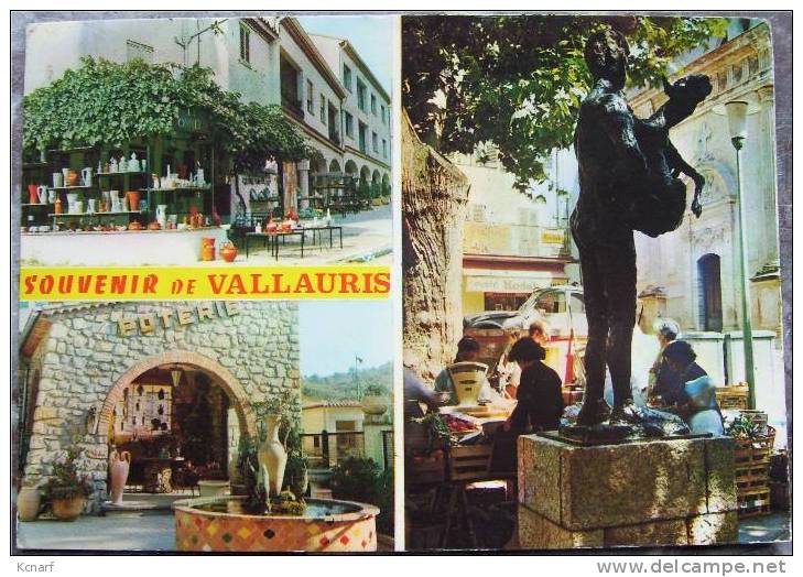 CP De VALLAURIS " Souvenir ...". - Vallauris