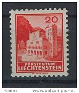 Liechtenstein Mi 130 Rathaus Vaduz - Vaduz City Hall 1935 - Neufs