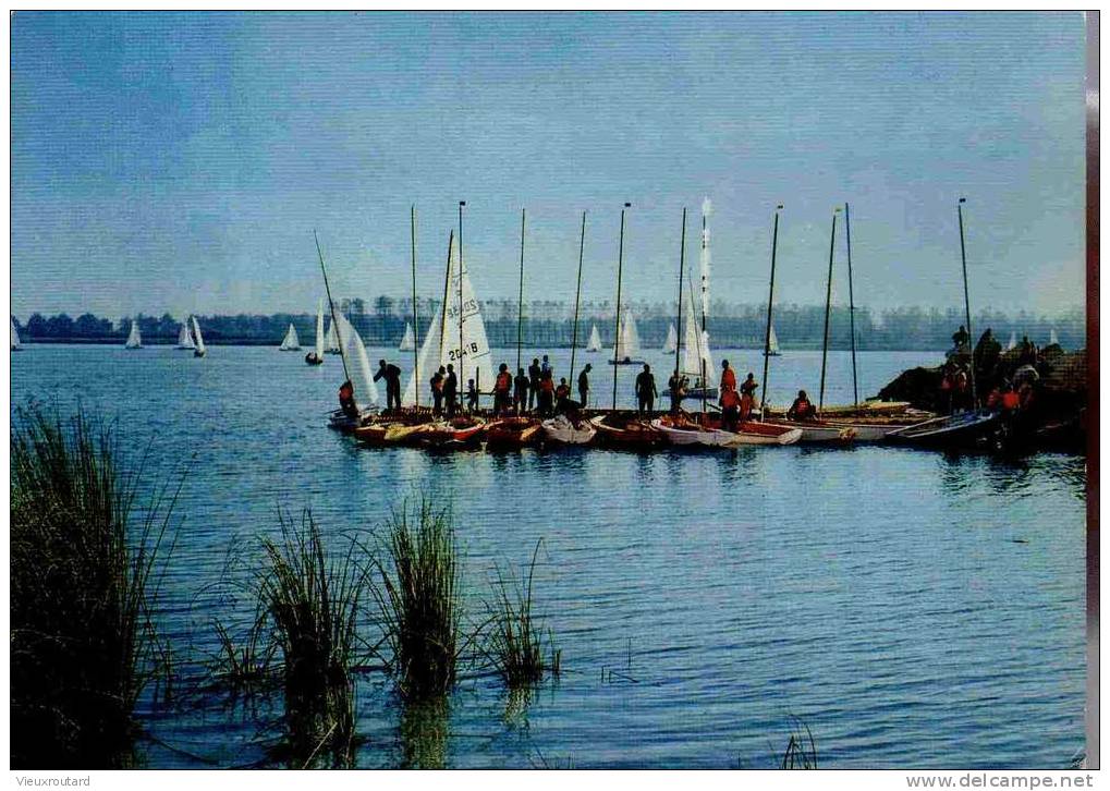 CPSM. TRAPPES- BOIS D´ARCY. LE CENTRE DE VOILE DE L´ETANG ST QUENTIN. - Bois D'Arcy