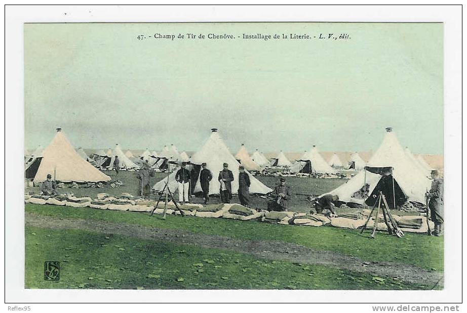 Champ De Tir De CHENOVE - Installage De La Literie (Militaires) - Chenove