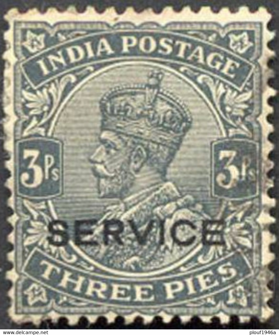 Pays : 230,3 (Inde Anglaise : Empire)  Yvert Et Tellier N° : S  83 (o) - 1911-35 King George V