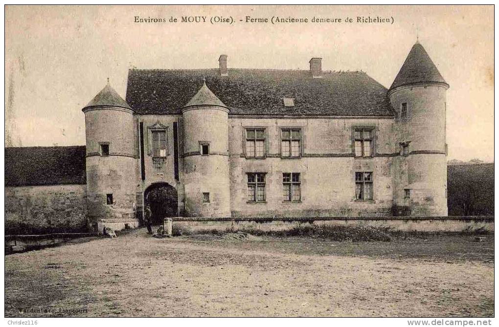 60 MOUY Ferme Ancienne Demeure De Richelieu  1911 - Mouy