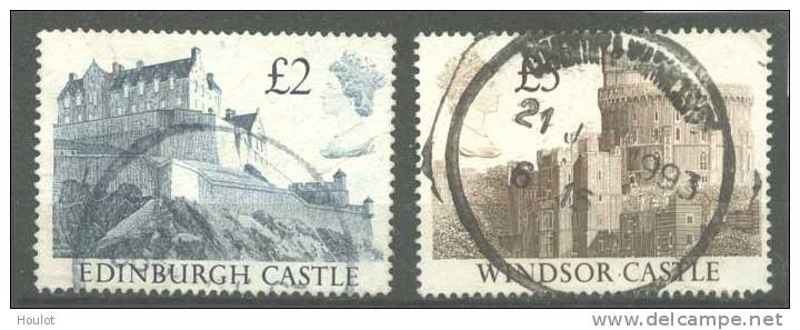 Großbritannien Mi. N° 1176/77; 2 Pfund Endingburgh Castle Und 5 Pfund Marke Windsor Castle - Non Classés