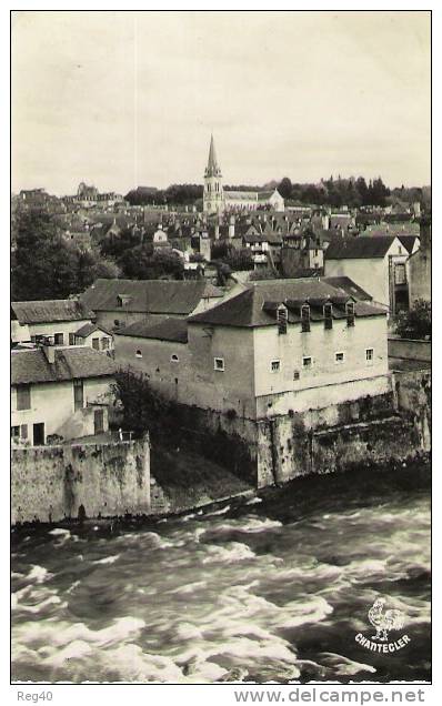 D64 - OLORON  -  Le Gave D'Aspe Et Les Usines - Oloron Sainte Marie