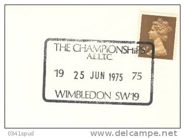 1975 Grande Bretagne   Wimbledon  Tennis - Tennis