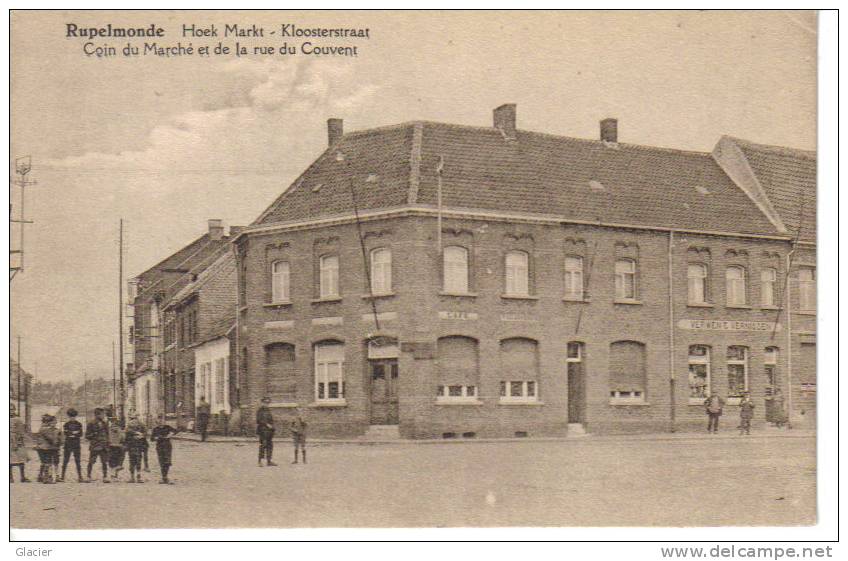 RUPELMONDE - Hoek Markt - Kloosterstraat - Coin Du Marché Et De La Rue Du Couvent - Temse