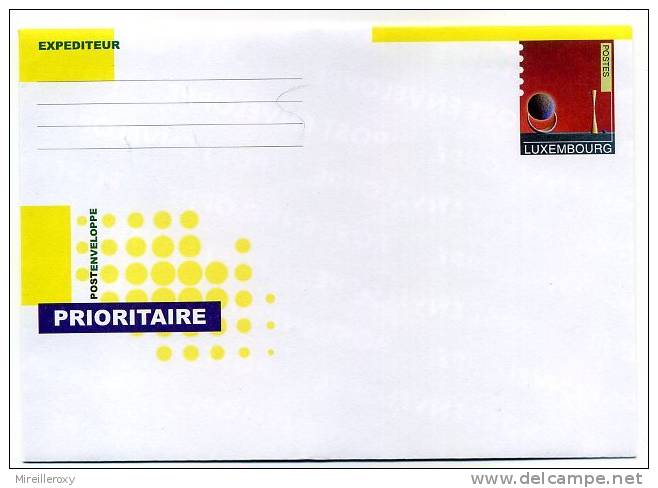 ENTIER POSTAL LUXEMBOURG GLOBE TERRESTRE - Stamped Stationery
