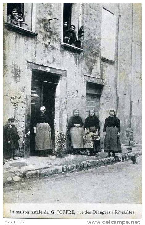 66 - PYRENEES ORIENTALES - RIVESALTES - RUE Des ORANGERS - MAISON NATALE Du MARECHAL JOFFRE - Rivesaltes