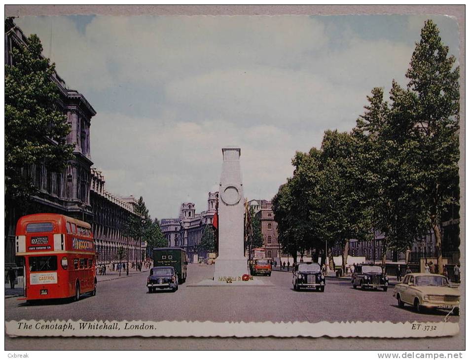 London Bus, Austin Taxicab, Vauxhall Victor, London - Taxis & Fiacres