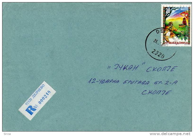 Macedonia / Europa Cept Cover - 1997