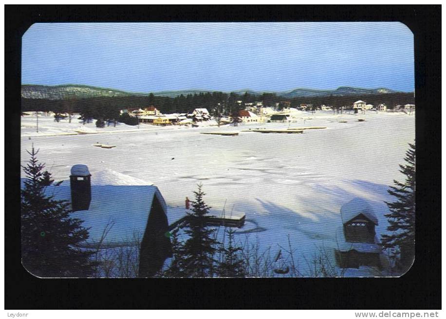 Winter On Old Forge Lake, Central Adirondack Mountains, New York - Adirondack