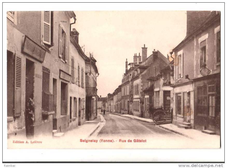 CPA-----89----SEIGNELAY----RUE De GATELOT---- - Seignelay