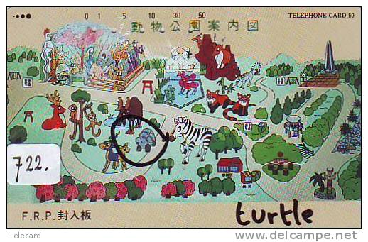 Telecarte Tortoise (722) Tortuga Marina – Schildkroete – Tartaruga – Tortue – Turtle Sea-turtle - Schildpad - Turtles