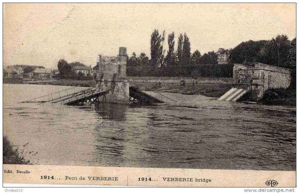 60 VERBERIE Pont De Verberie 1914 - Verberie