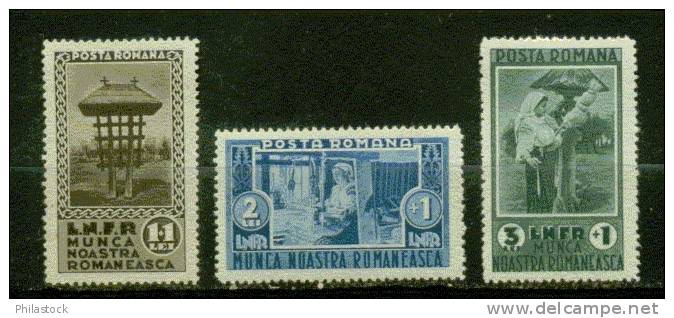 ROUMANIE N° 468 A 470 * - Unused Stamps